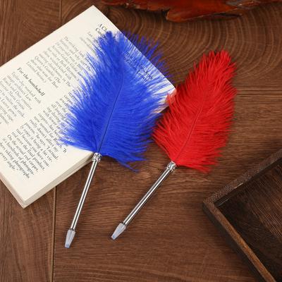 Papelaria de Escritório Caneta de Pena Preta Camel Caneta Neutra Caneta Esferográfica Presente de Natal Caneta de Assinatura Casamento Ocidental Caneta Artesanal