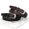 Retro Solid Fashionable Color Silver Buckle Woman Belt For Daily Wear Casual