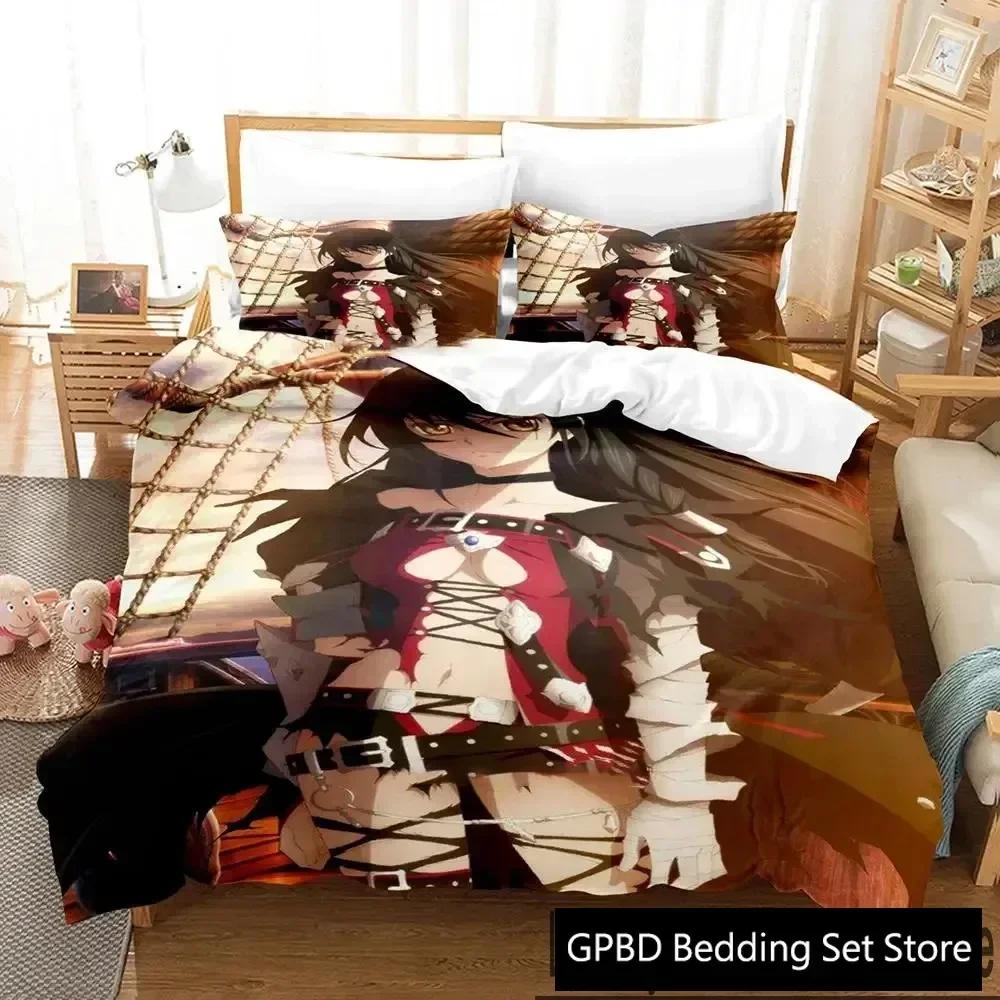 Bettdecke 3D-Druck Tales Of Berseria Bettwäsche-Set Schlafzimmer Weich Modern S Bequem Kinder Und