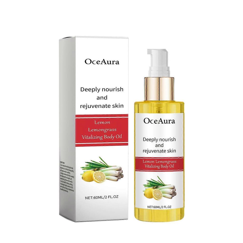 Oceaura Lemon Citronella Moisturizing Oil Is A Daily Massage Oil For Soothing, Nourishing And Moisturizing The Entire Body