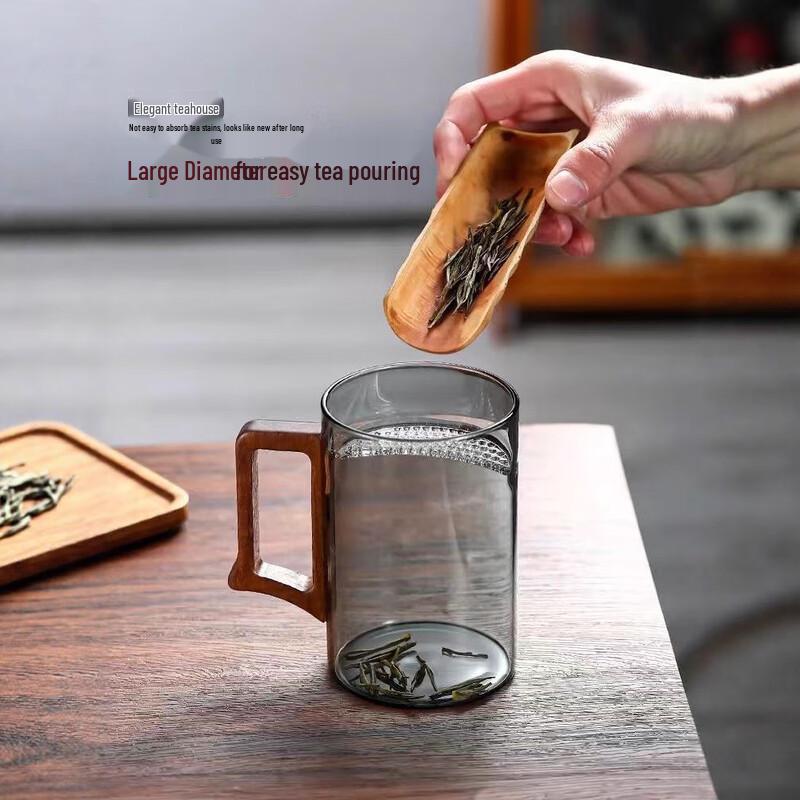 Shangqi 550ml High Borosilicate Glass Tea Cup with Filter