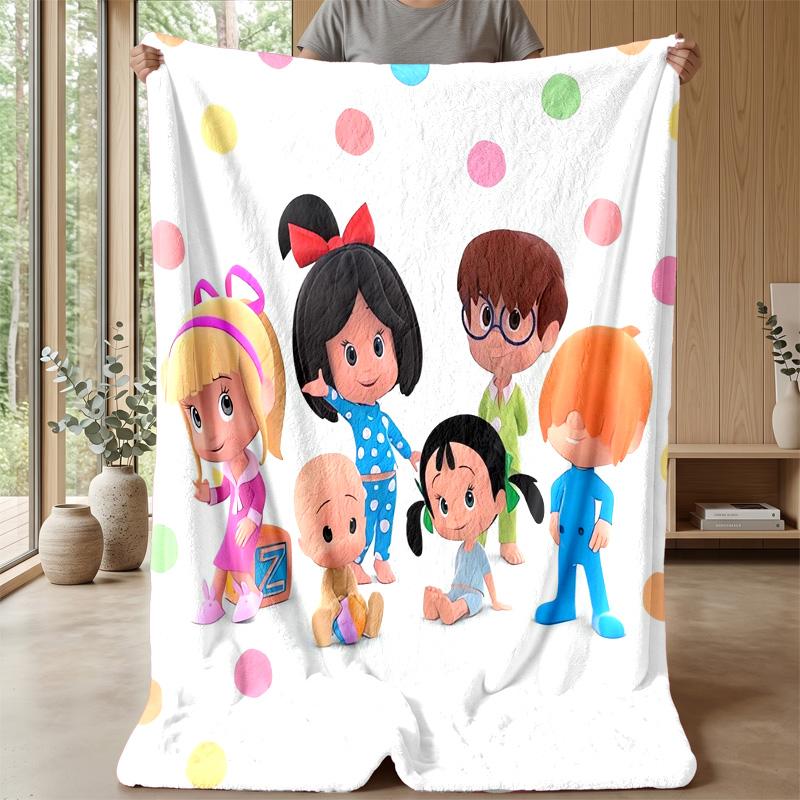 Cleo & Cuquín Cozy Flannel Blanket, Comfortable Warm Throw Blanket for Bedroom Sofa Home Use