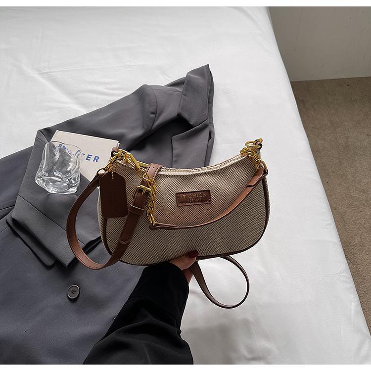 

Модная нишевая сумка-полумесяц под мышкой, женская сумка 2025, новый зарубежный стиль, ручная сумка под мышкой, высококлассная наплечная сумка-мессенджер