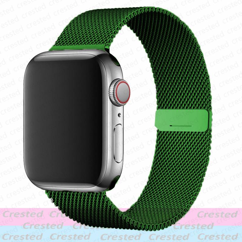 Milanese Loop Strap For Apple Watch Band 44mm 40mm 45mm 41mm 49mm 42mm 38mm Correa Bracelet iWatch Series 3 6 Se 7 8 9 5 Ultra 2