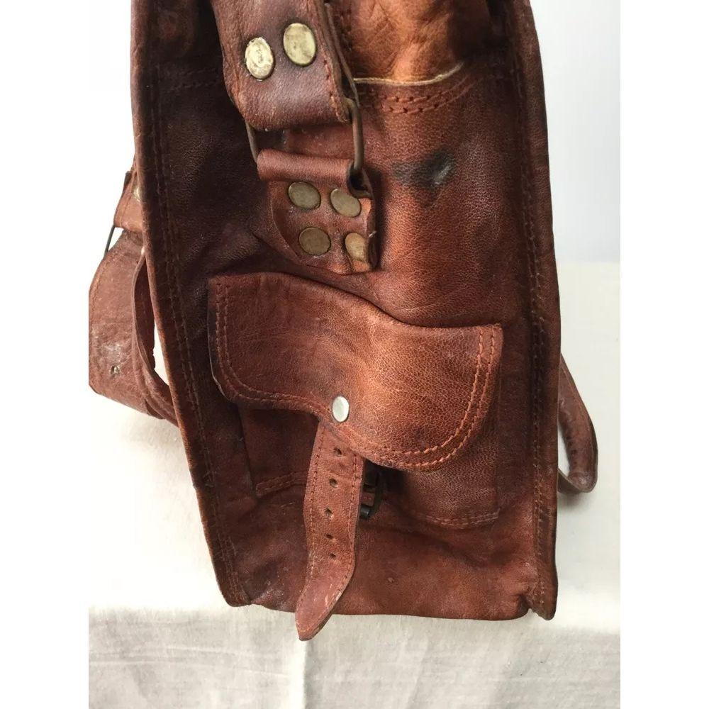Reisetasche aus echtem Ziegenleder im Vintage-Stil, für unterwegs, Sporttasche