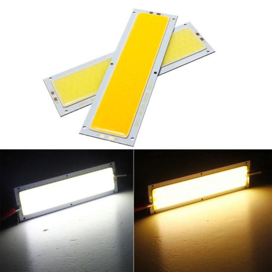 Durable 12-24V 1000LM LED Strip Light 10W COB Power Lamp Chip Warm Cool