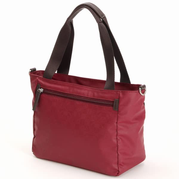 Labagagerie Monogram Square Nylon Tote B004603 Wine (58)