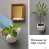 Mini Ceramic Vase Refrigerator Magnet Home Office Kitchen Locker Fridge 3D Miniature