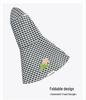 Women's Korean Checkered Wide Brim Fisherman Hat with Butterfly Tie for Summer Sun Protection
