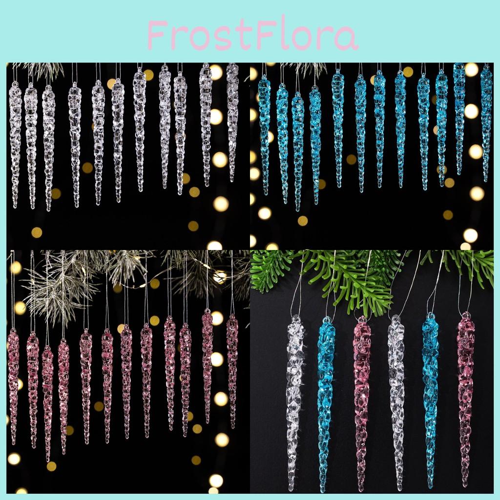 Christmas Broken Acrylic Ice Pendant Decorations Set For Holiday Decor Home