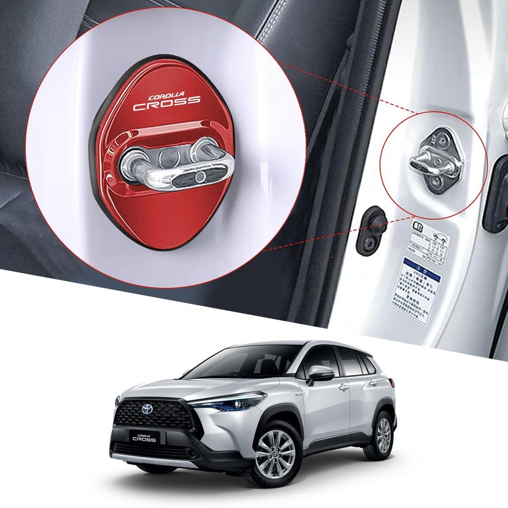 Corolla Cross Dedicated Car Door Striker Cover, Corolla Cross Accessory Custom Interior Parts, Door