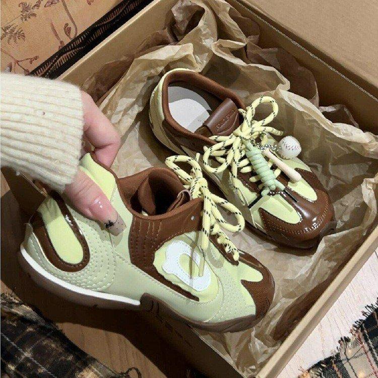 Retro Versatile Baseball Training Shoes Autumn New Thin Sole Casual Sports Racing Forrest Gump Shoes Trend