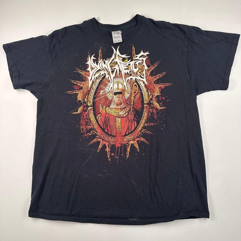 2000s Dying Fetus Shirt metal band vintage black short sleeve QT2455 S