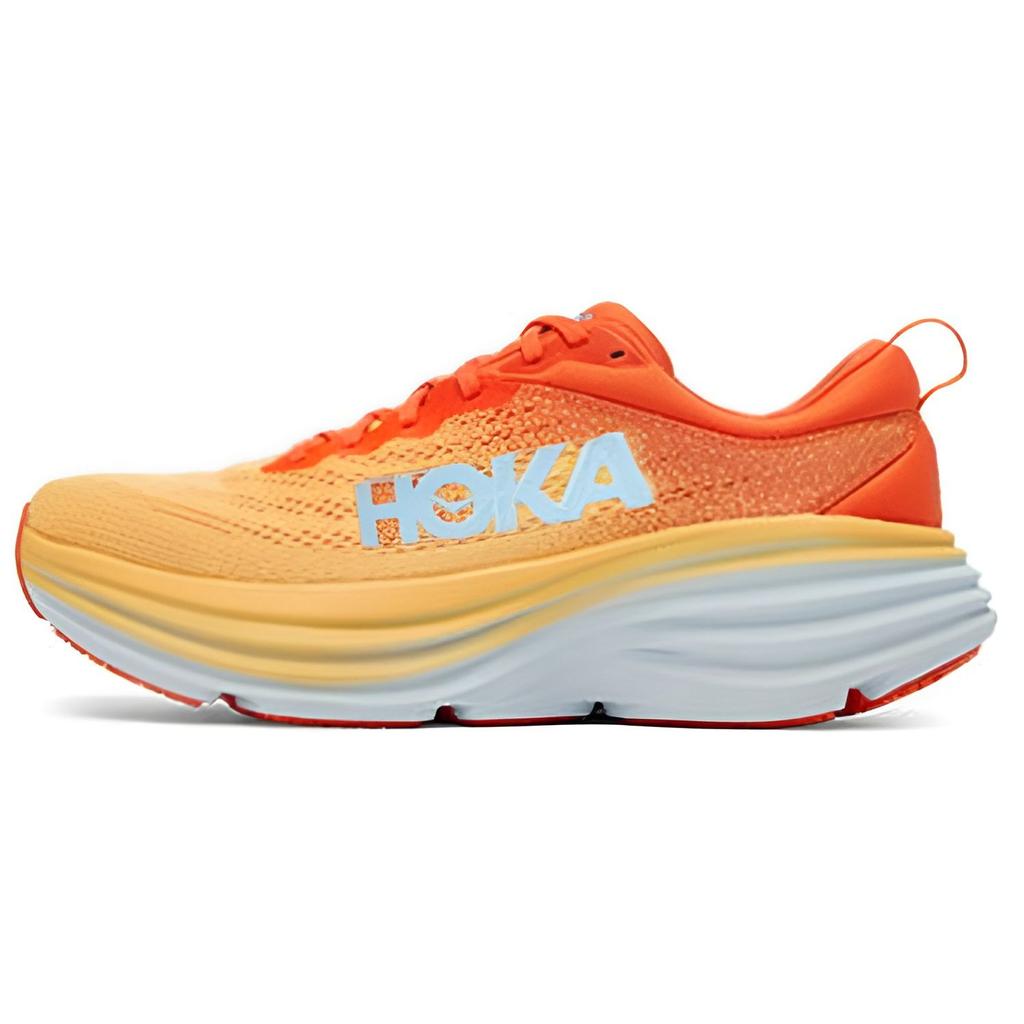HOKA Bondi 8 Puffins Bill Amber Yellow Men Sneakers Orange 1123202-PBAY