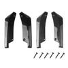 Car Rear Bumper Scratch Proof Easy To Install Universal Vehicle Bumper Diffuser Spoiler Fin Lip Trim Automobile Supplies
