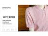 Summer 2024 Women's Stand-up Collar Retro Jacquard Cotton Shirt