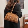 Vintage Luxury PU Leather Ladies Handbags Fashi Commute Women's Business Shoulder Bags Underarm Bag Female Large Tote Purse