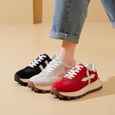 New Forrest Gump Women's Shoes: 100 Thick-soled Height-increasing Sports Shoes for Casual Wear