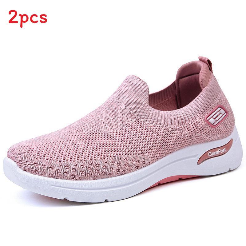 Womens Mesh Shoes With Breathable Pvc Sole For Casual Summer And Spring Wear