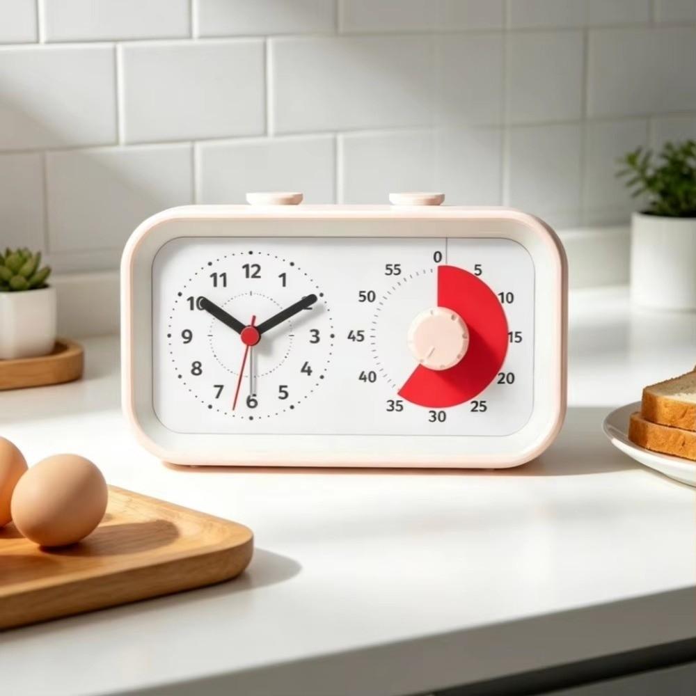 60 Minute Countdown Dual Screen Visual Timer Dual Screen Kitchen Timer For Kid Homework Classroom