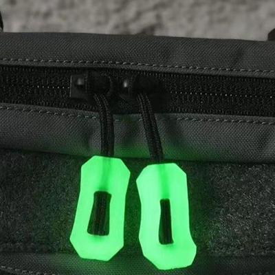 3/6/10 Pcs Luminous Zipper Pull PVC Plastics Zippers Tail Rope Zips Repair Kit Bags Clothes Jacket DIY Sewing Accessories