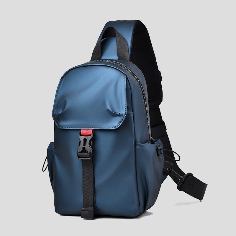 

TS JYL laptop bag,Foreign Trade Casual Simple Men s Chest Bag Multi Function Fashion Handheld Shoulder Large Travel One size fits all синій