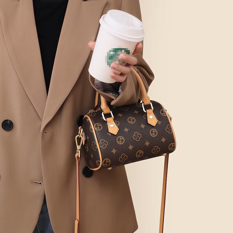 Stylish Women's Cylindrical Handbag & Crossbody