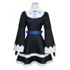Anime Panty & Stocking with Garterbelt Younger Sister Anarchy Stocking Cosplay Costume Gothic Maid Lolita Dress Wig Long Socks