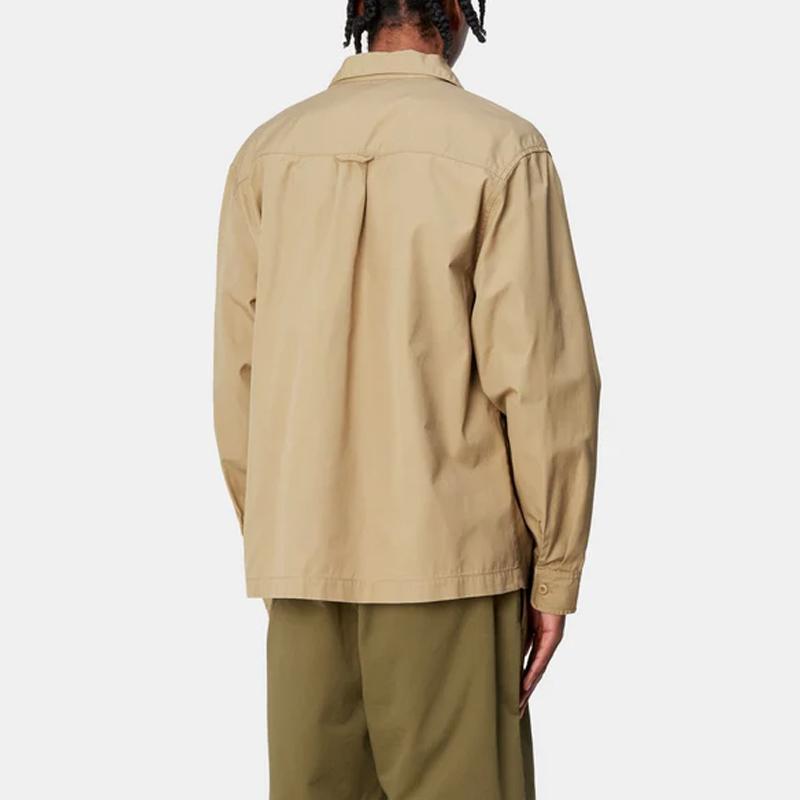 Carhartt WIP Craft Zip Shirt Long Sleeve Shirt Men Shirts Khaki I032962-1YA-02