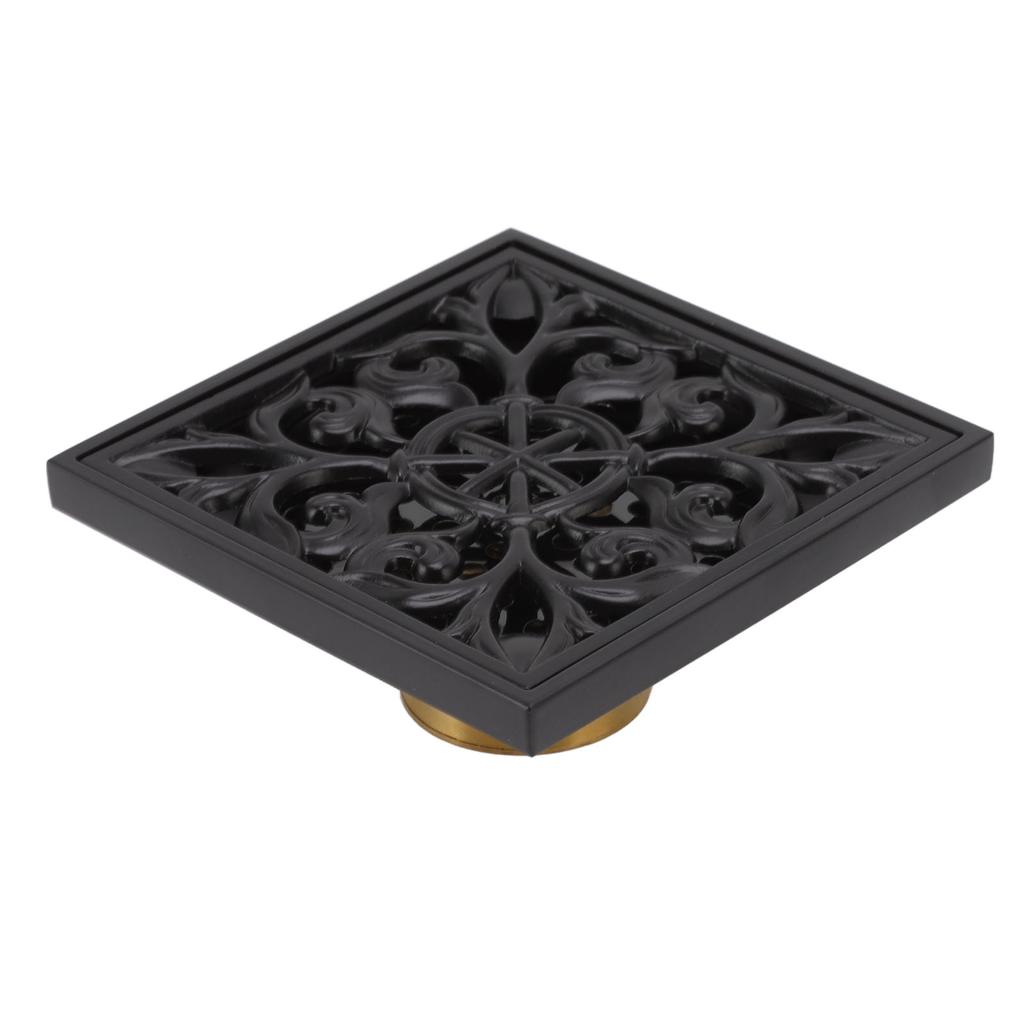 Floor Drain Bathroom Odor Proof Square Floor Drain Stainless Steel Copper Shower Drain