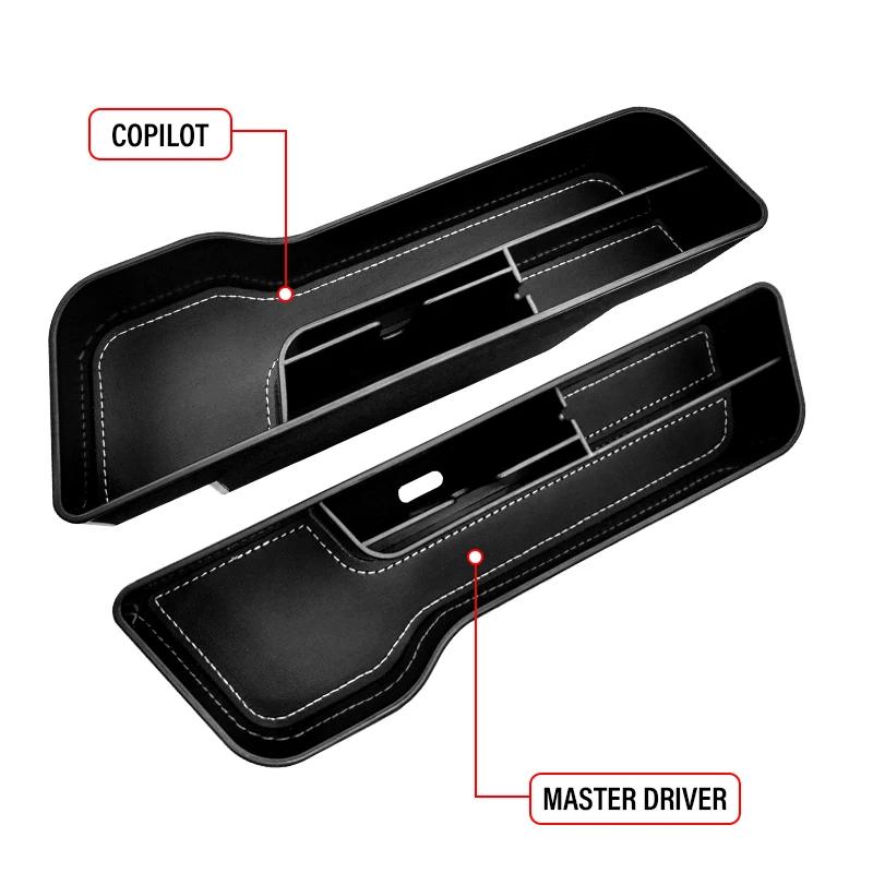 Autositz-Spalt-Tasche Sitz-Organizer Aufbewahrungsbox Für BMW Mini Cooper One S Countryman R50 R53 R56 R60 F55 F56 F57 Clubman JCW