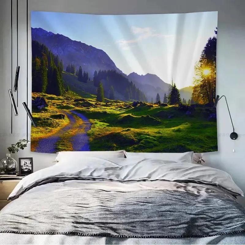 Bedroom Living Room Tapestry Prairie Landscape Pattern Fashion Home Decoration
