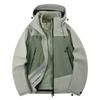 Jacket Three-in-one Removable Windproof, Waterproof and Warm Color Matching Men's and Women's Mountaineering Jackets