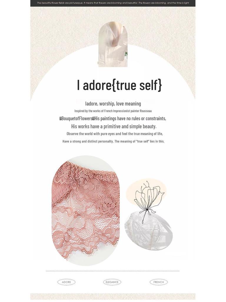 Dámské sexy krajkové průhledné kalhotky trojúhelníčkového střihu s nízkým pasem – Ultratenké, zvedající boky, design s výřezy