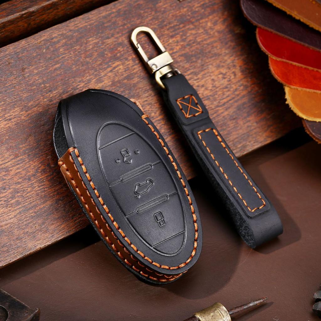 The key cover is suitable for Pentium T77 key cover, FAW Pentium T55 new T99 car key cover.