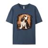 Beagle Dog Vintage T-shirt For  Party Funny Tee T-Shirt Tops & Tees Designer Cotton  Teeshirt Casual