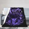 Solo Leveling Sung Jin Woo Wool Blankets Knight Killer Anime Fashion Throw Blanket for Bedspread 150*125cm Lightweight