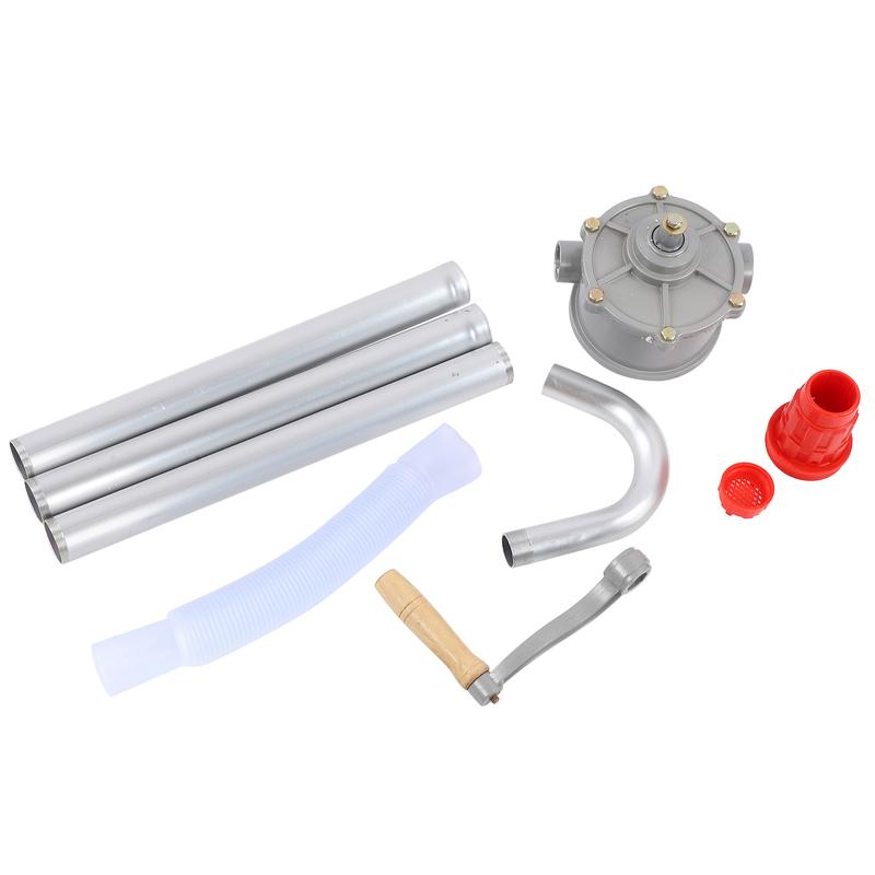 Aluminum Alloy Rotary Hand Crank Oil Barrel Drum Pump Pumping Fuel Hand Oil Pump Barrel Pump Drum Pump Rotary Oil Pump