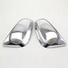 For TOYOTA RAV4 XA40 2013-2018 Car Rearview Mirror Cover Trim, Chrome Silver Side Turn Signal Mirror Covers 2014 2015 2016 2017