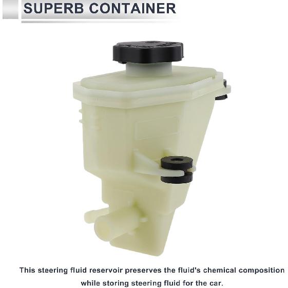 Power Steering Reservoir for Ford Edge 6 Cyl 3.5L DOHC VCT SMPI 2007-2010 7T4Z3E764A Automotive Power Steering Tank 1 Pc