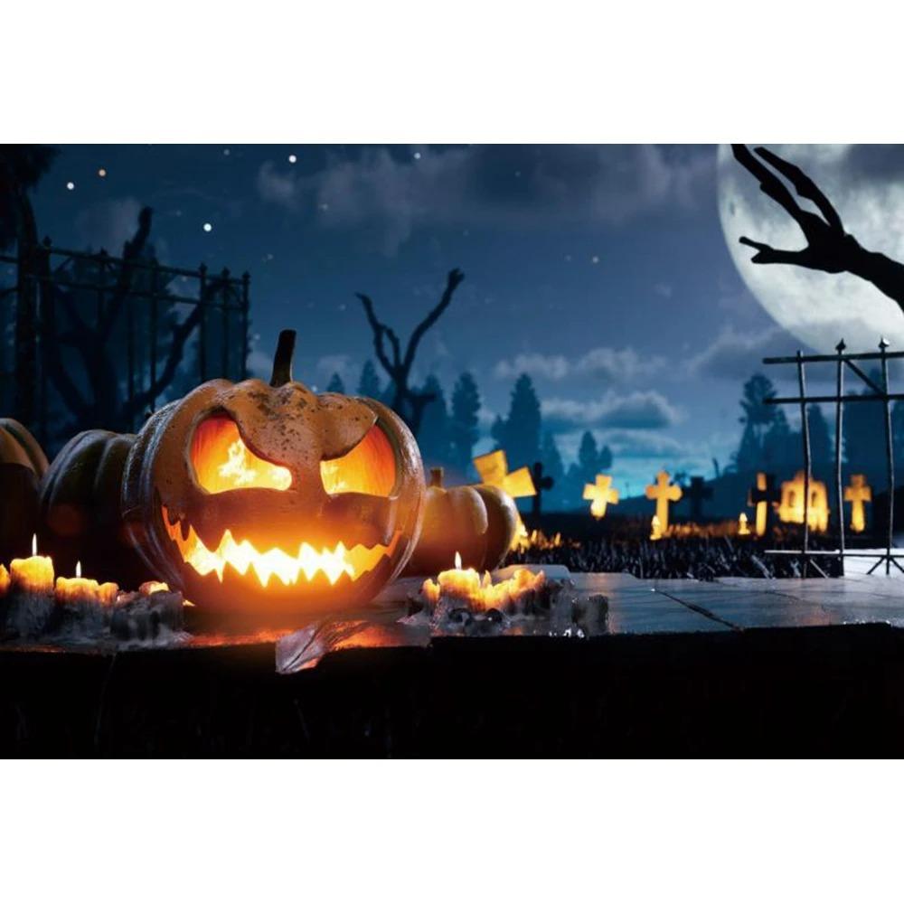 Halloween Decoration Hanging Cloth Pumpkin Lantern Hanging Cloth Home Party Room Decoration