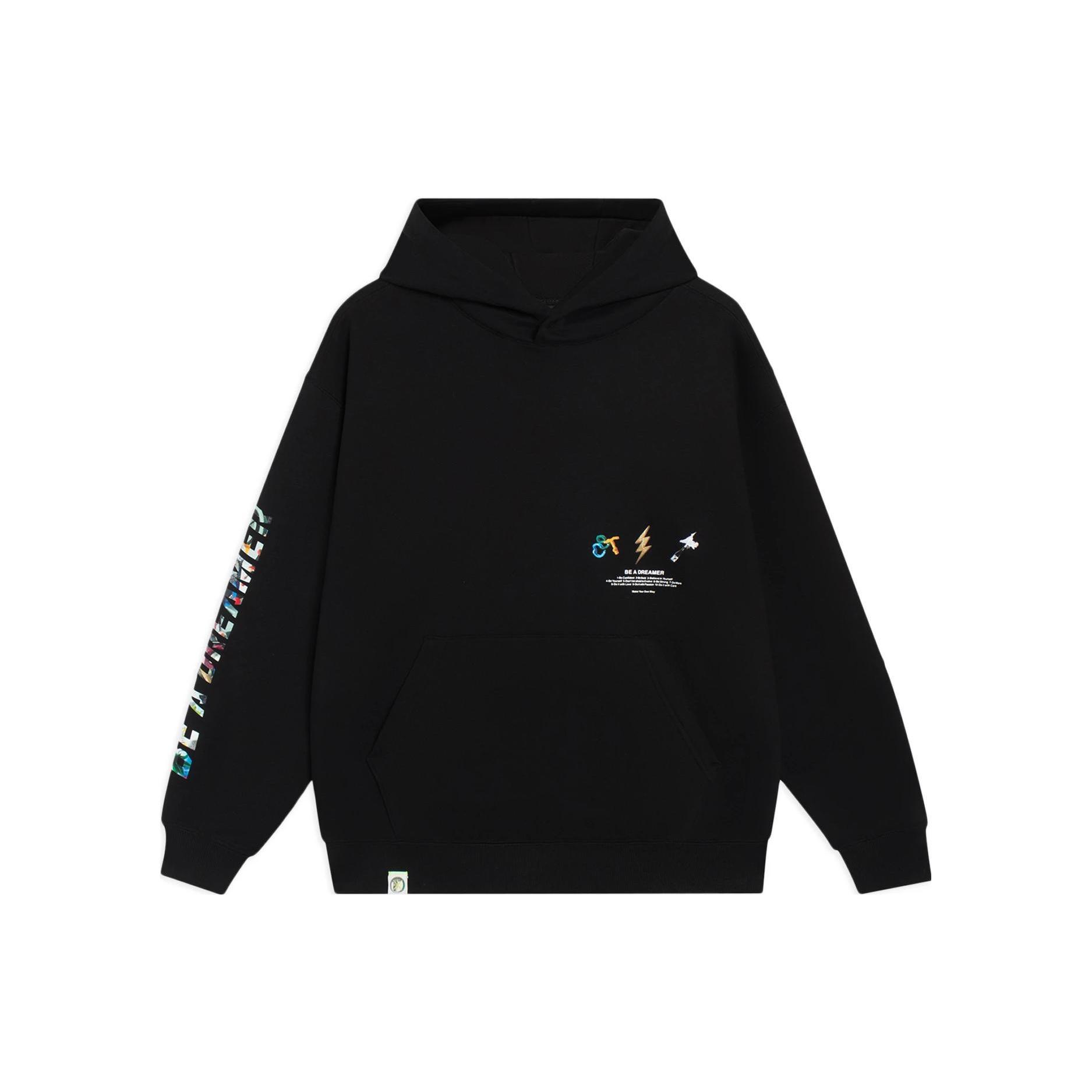 Li-Ning Way Of Wade Graphic Hoodie  Black  Men s AWDSI37-1 L