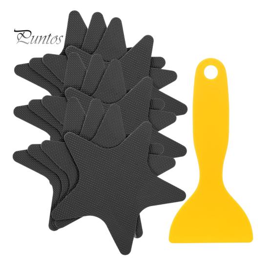 

24 шт. противоскользящие наклейки в форме звезды для ванной комнаты, наклейки для ванной, самоклеящиеся противоскользящие наклейки для пола для лестниц в ванной