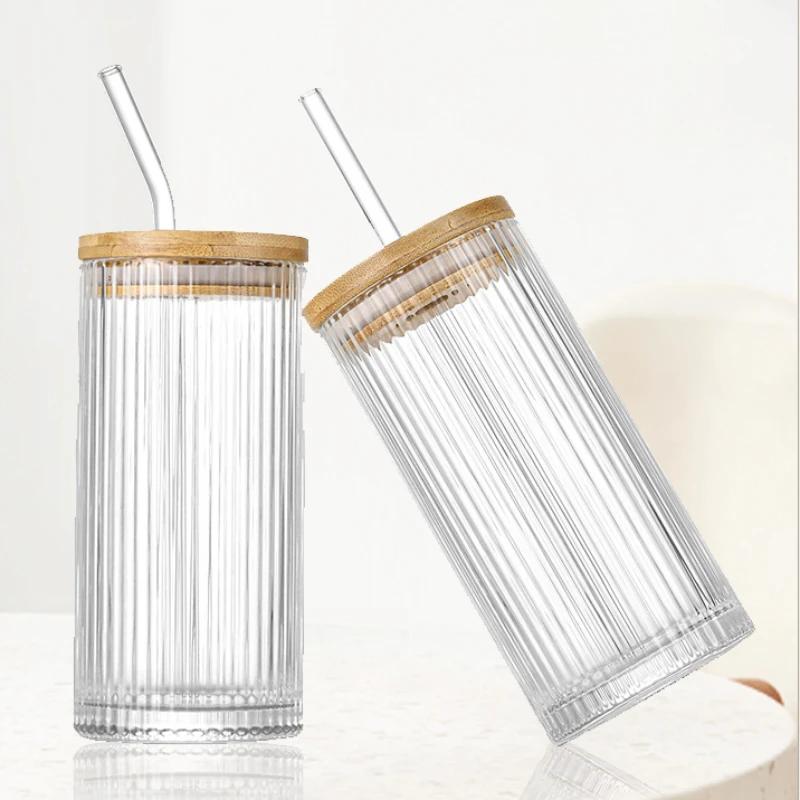 Juice Cola Drink Cup Reusable Cup With Lid and Straw 12oz Party Cups With Lids and Straws Cocktail Whiskey Glass Drinking Beer