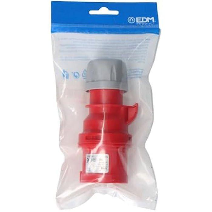 Fiche Cetac 3 P+T - EDM - Multicolore - Prêt à poser - Prise multiple - 3 pôles