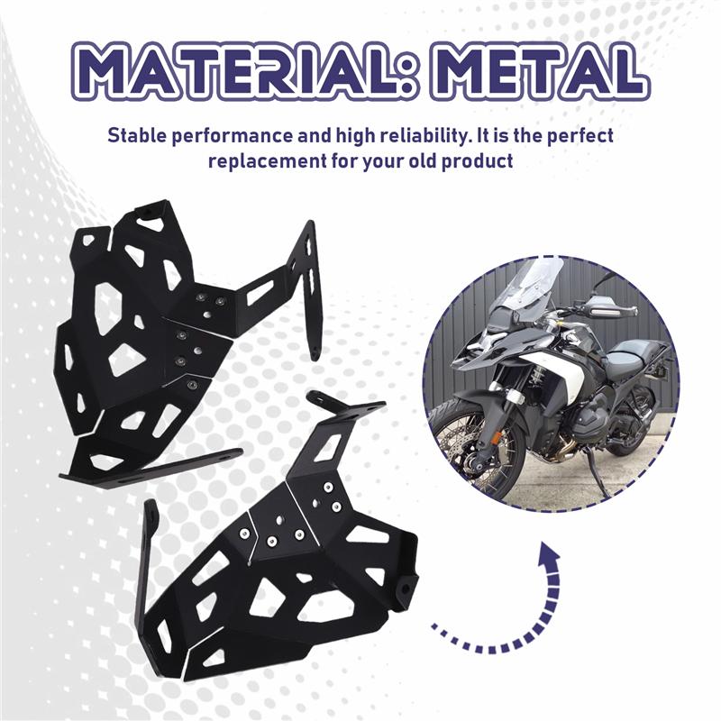 Powerful Motorcycle Cylinder Head Guards Cylinder Head Guards For BMW R1300GS Engine Protection For BMW R1300GS Black+Silver