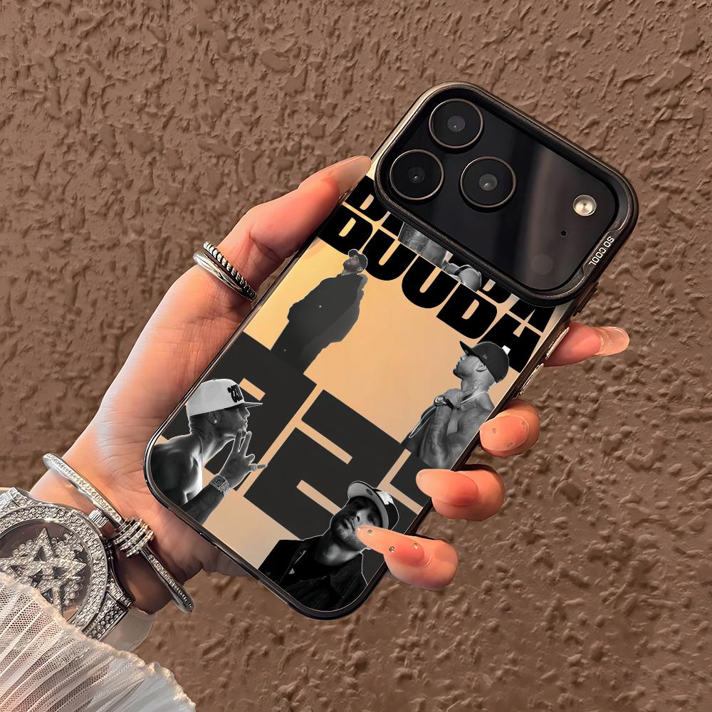 B-Booba Sänger Handyhülle Für iPhone 17 16 15 14 13 12 11 Pro Max Air Matt Laser Aurora Stoßfest Funda