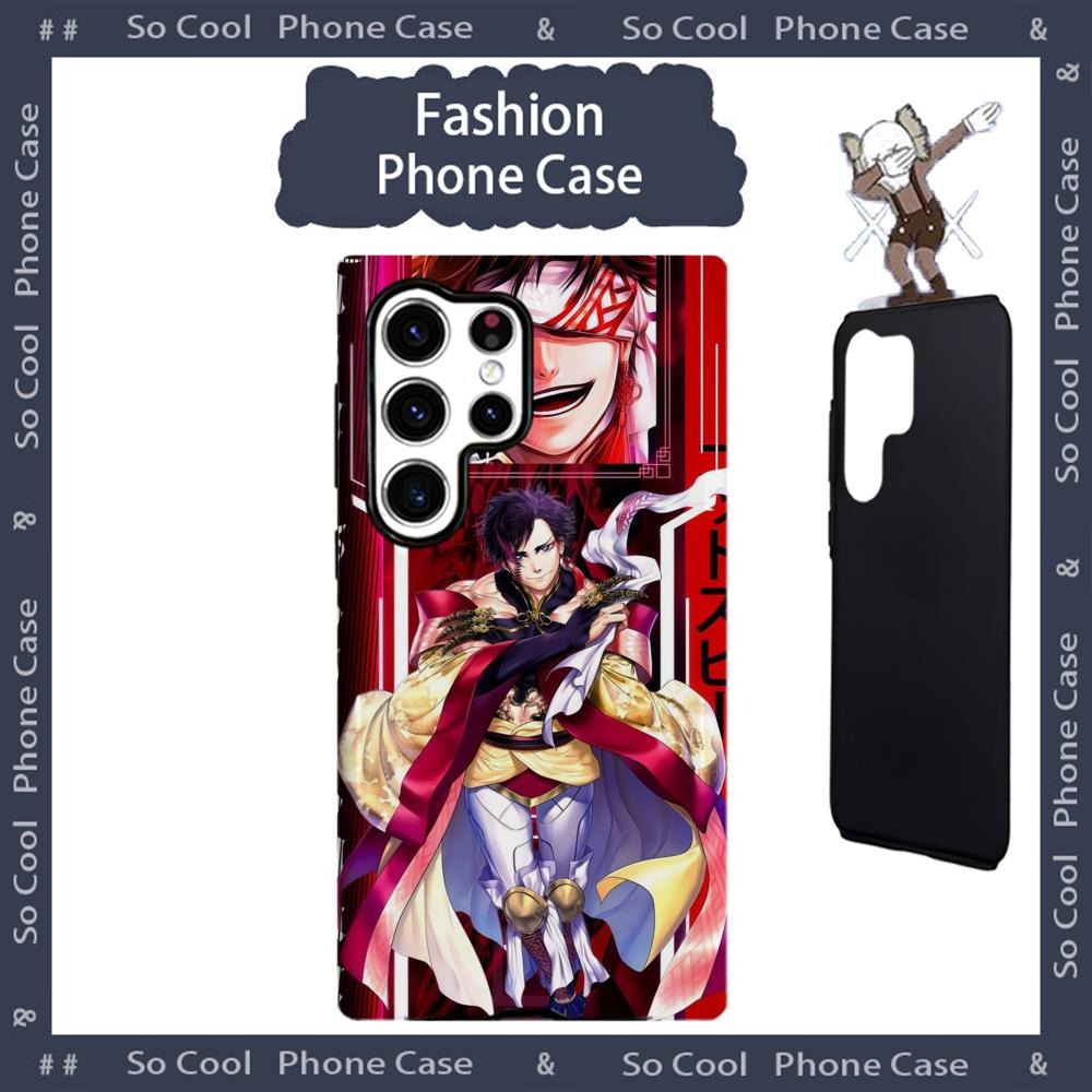 

Record of Ragnarok Qin Shi Huang Phone Case 2-in-1 Glossy shell For Samsung Galaxy S25 S24 S23 S22 S21 Plus Ultra Galaxy S24 Ultra