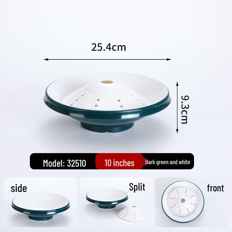 Chinese Style Melamine Imitation Porcelain Deep Serving Plate