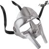 Roman Gladiator Mask Mad Villain Viking Steel Silver Armor Replica Medieval